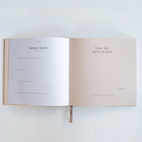 Eerste jaar invulboek