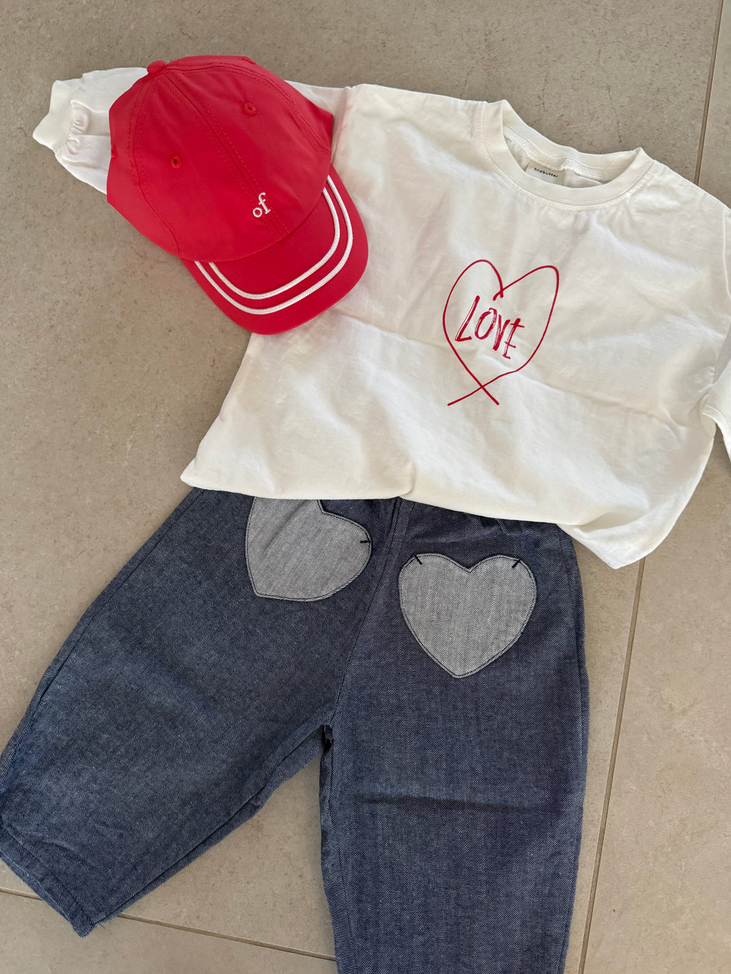 Love Pocket Pants blauw