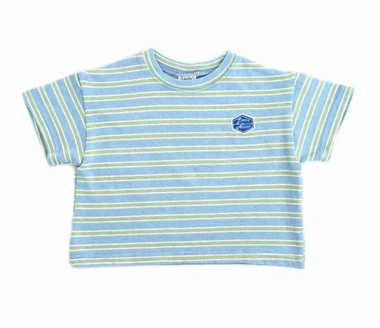 Fresh Stripe T-shirt blauw