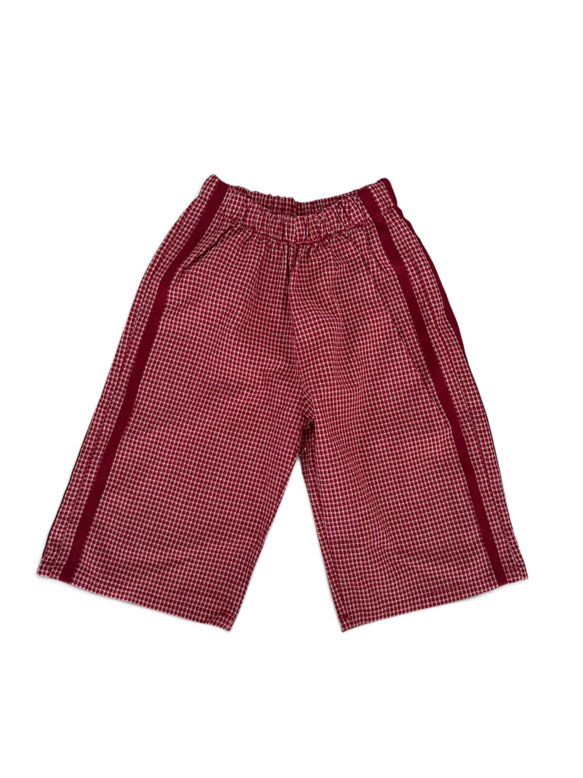 wide leg broekje geruit